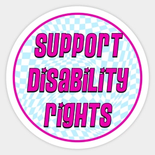 Support Disability Rights Sticker